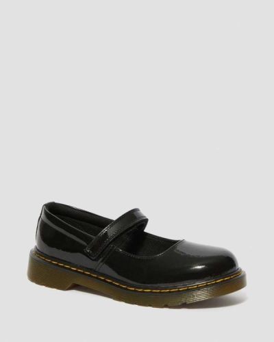 Mary Janes Dr Martens Youth Maccy Patent Cuero Para Niños DR5350Z